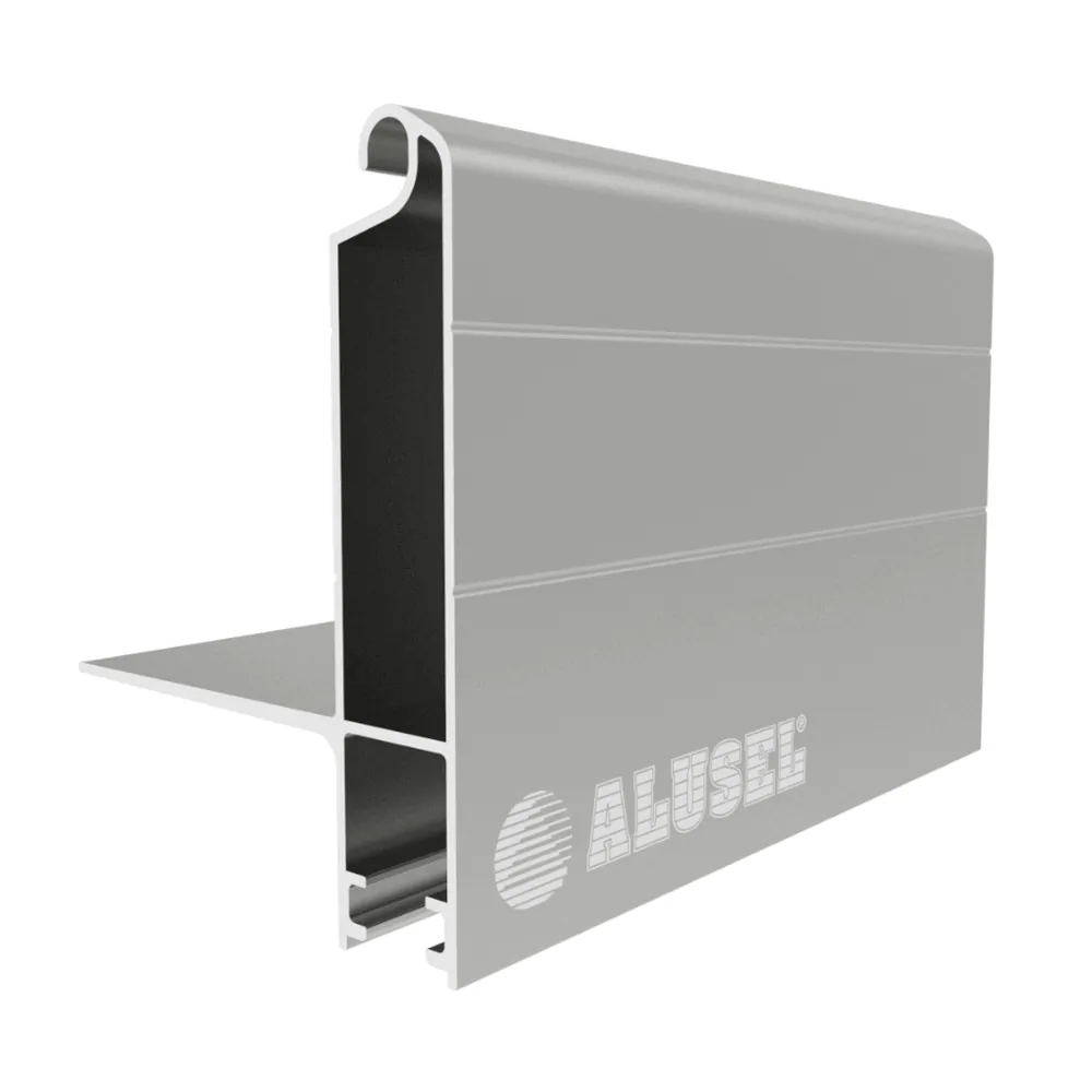 Alüminyum ES-405 Galvaniz Kepenk Köşebentli Alt Parça Lameli
