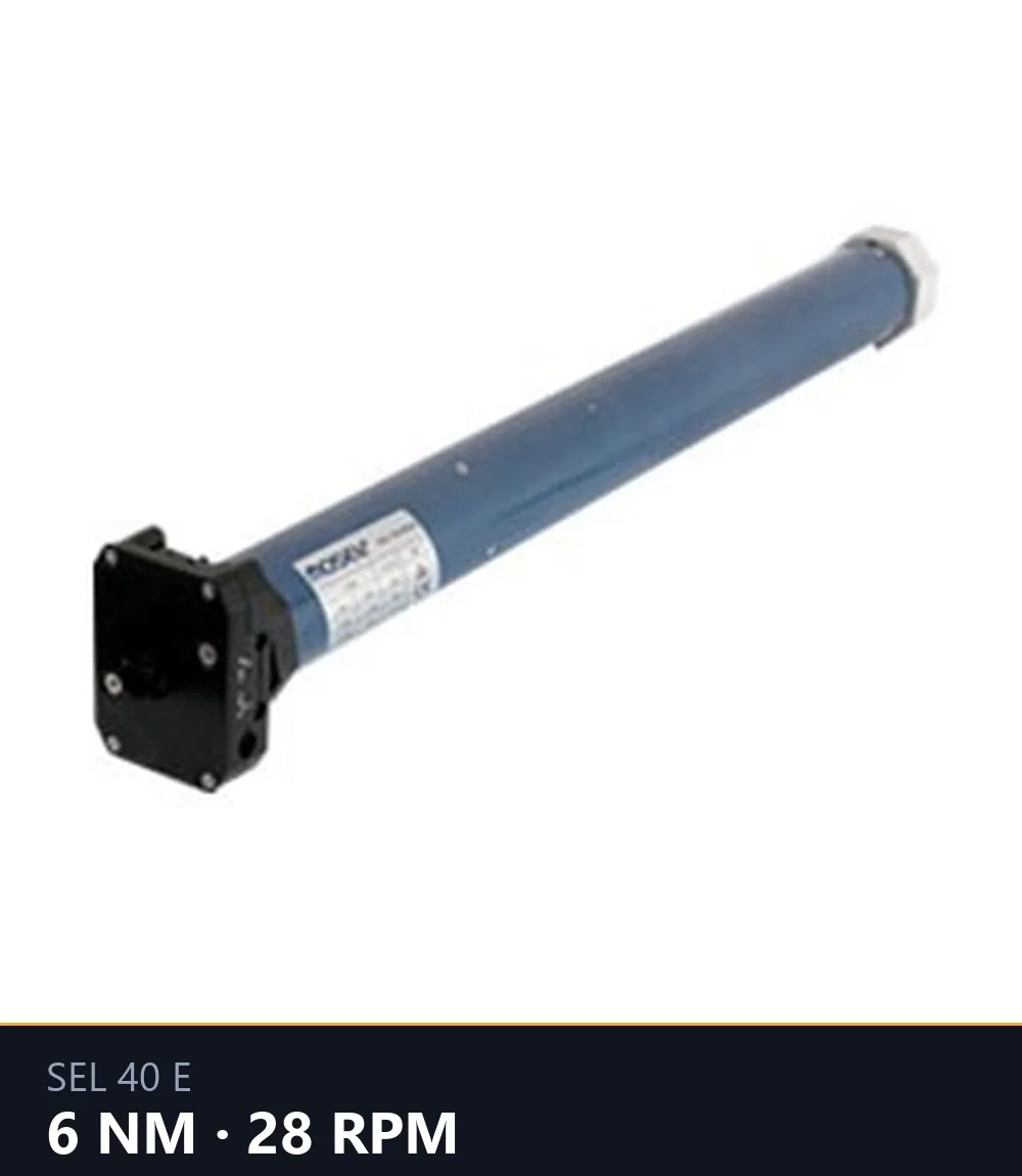 Mosel Sel 40 E 6NM/28RPM Radyo Alıcılı Tüp Motor